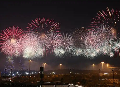 沛县焰火晚会